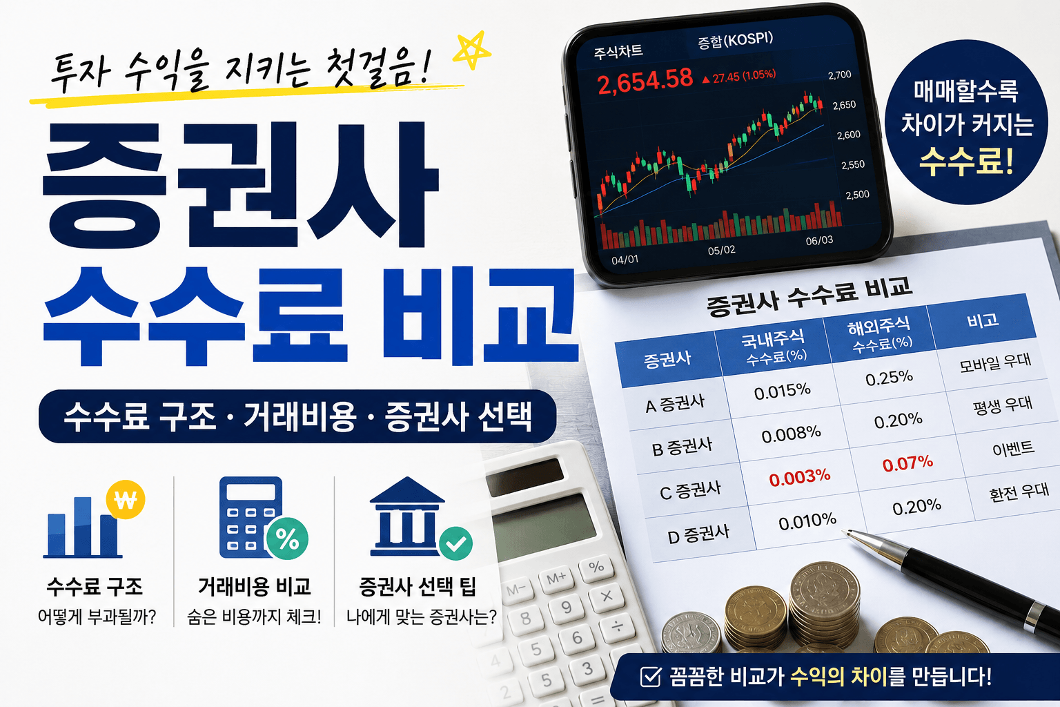 증권사 수수료 비교
