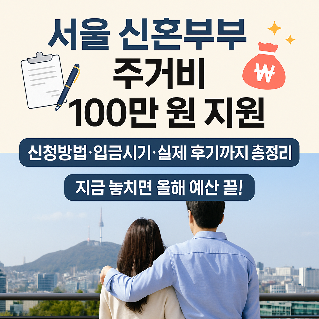 신혼부부 주거비 지원 신청방법, 지급시기