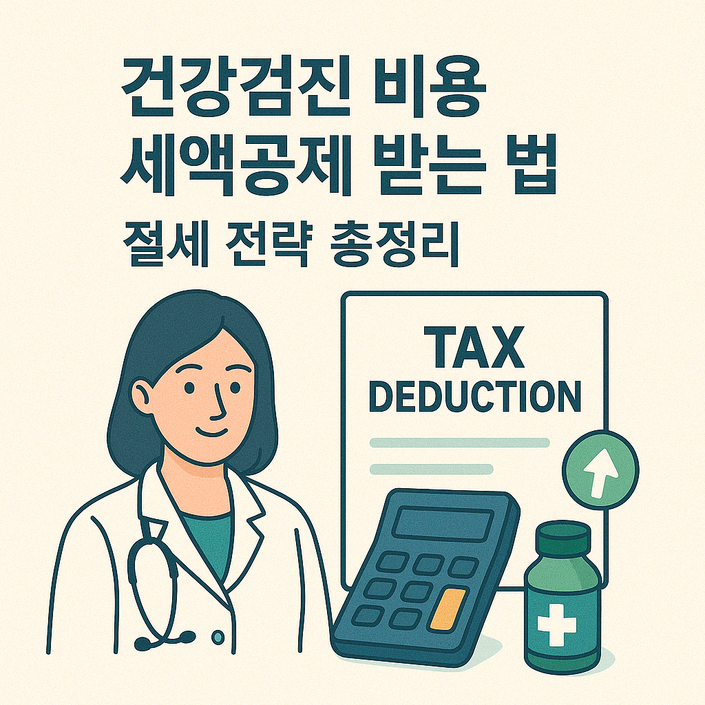 건강검진 비용 세액공제 받는 법 – 절세 전략 총정리.