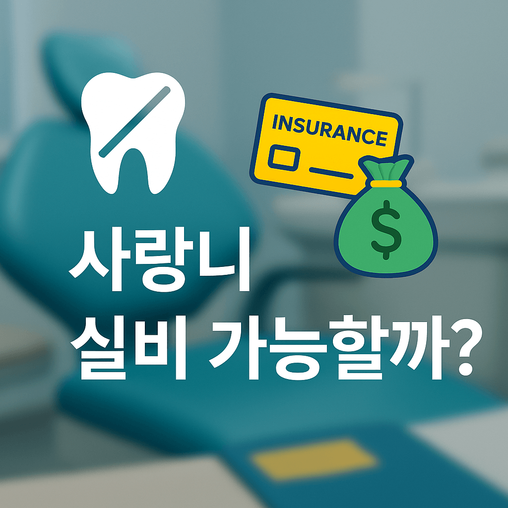 사랑니 실비 가능할까? 청구 총정리