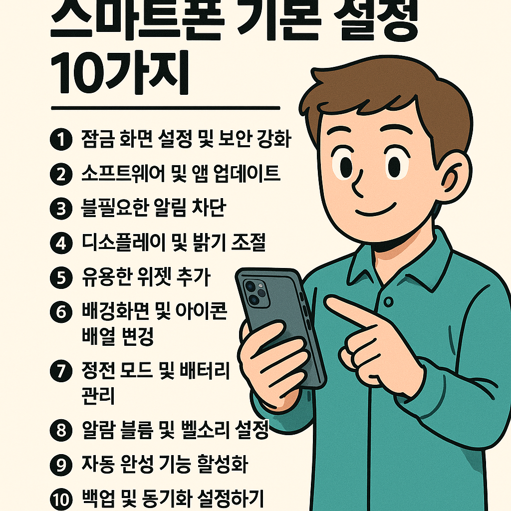 스마트폰 배터리 오래 쓰는 법, 설정만 바꿔도 달라집니다