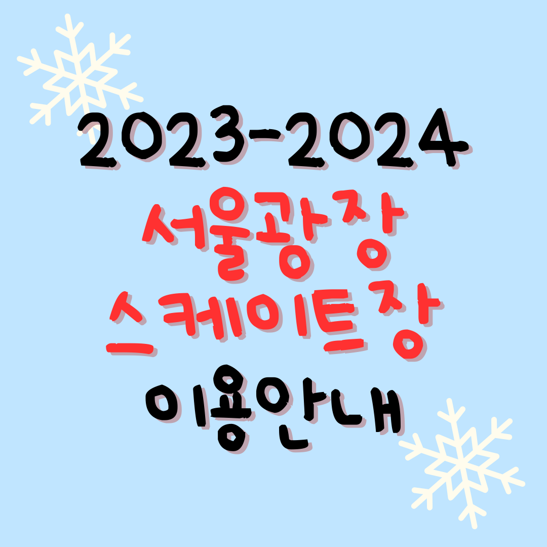 서울광장 스케이트장 이용정보