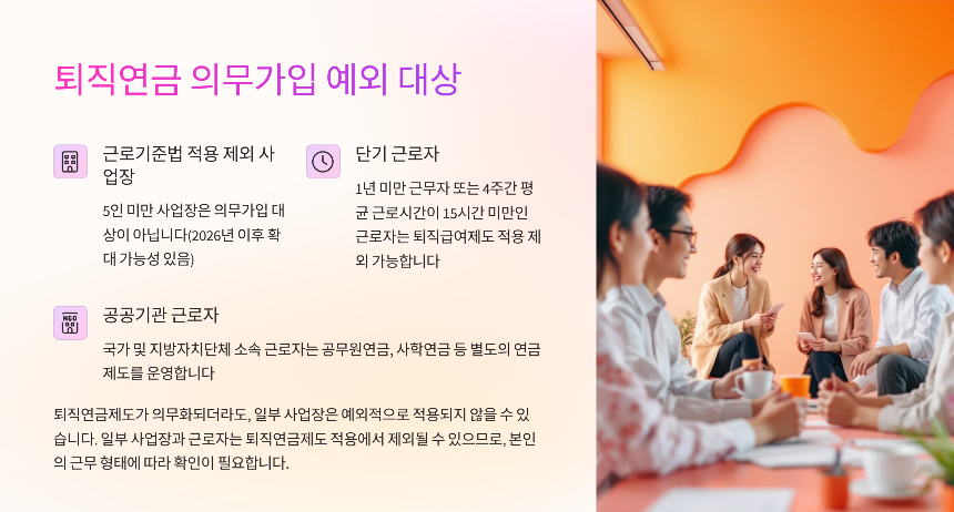 퇴직연금 의무가입제 확대에 따른 전망