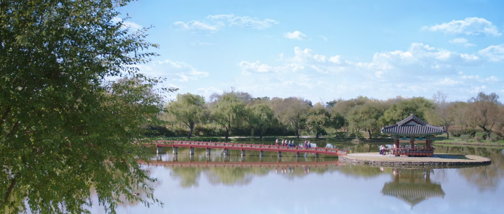 궁남지 전체 풍경