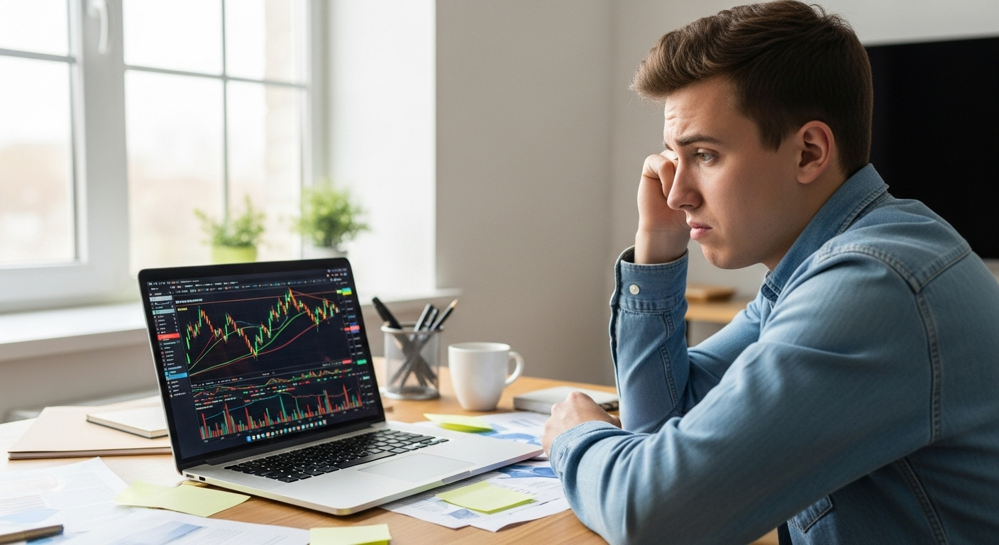 ETF 투자 초보자가 흔히 하는 실수를 점검하며 학습하는 모습