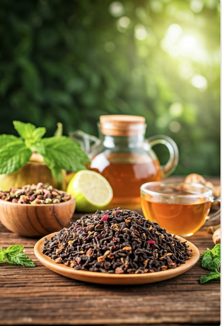 고지혈증 관리 위한 차와 음식 안내