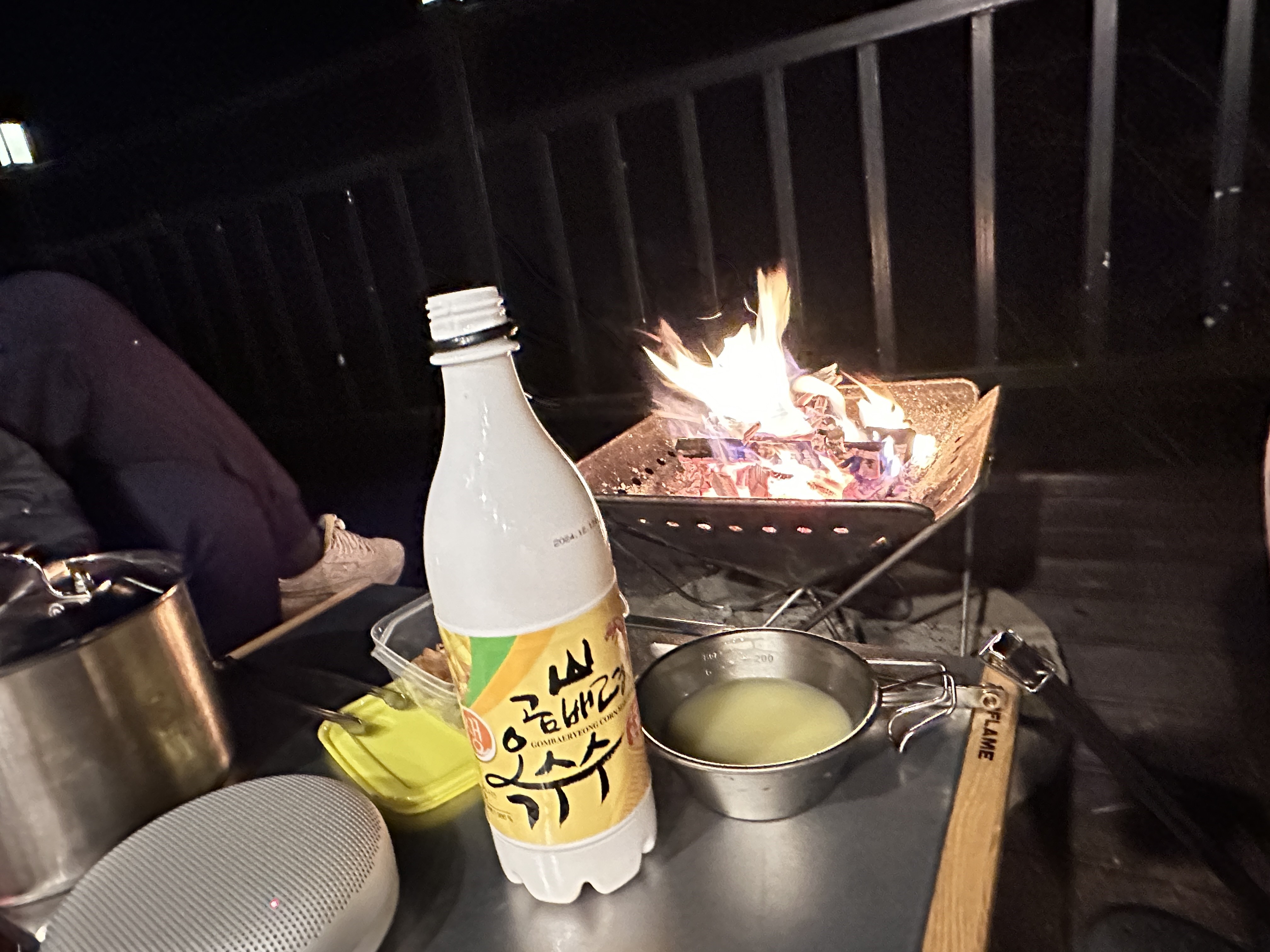 곰배령 옥수수 동동주