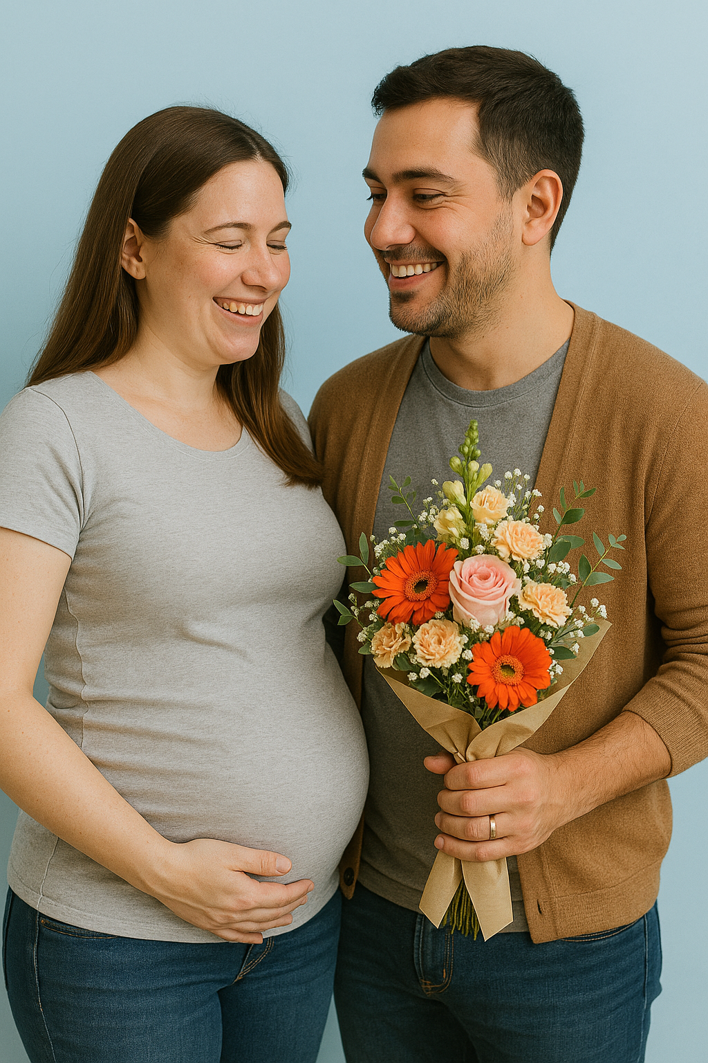 아빠도 알아야할 임신초기 지식 축하해주는 아빠의 자세
