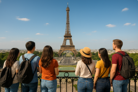 유명 관광지 단체 관광 체험 관련 이미지