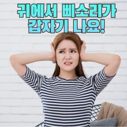 귀에서 삐 소리가 갑자기 나요!