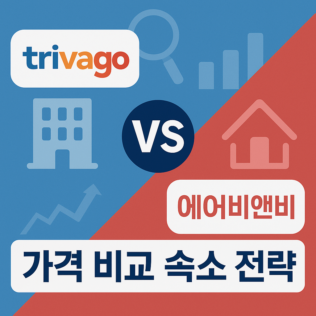Trivago vs 에어비앤비: 가격 비교 중심 숙소 전략