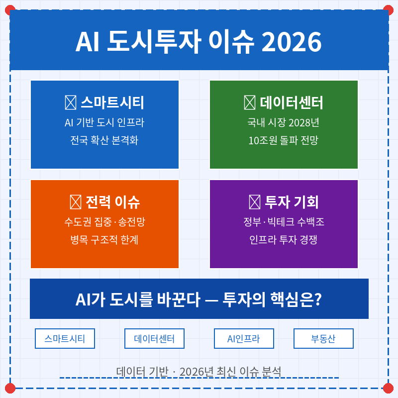AI 도시투자 이슈 포스터 관련 사진