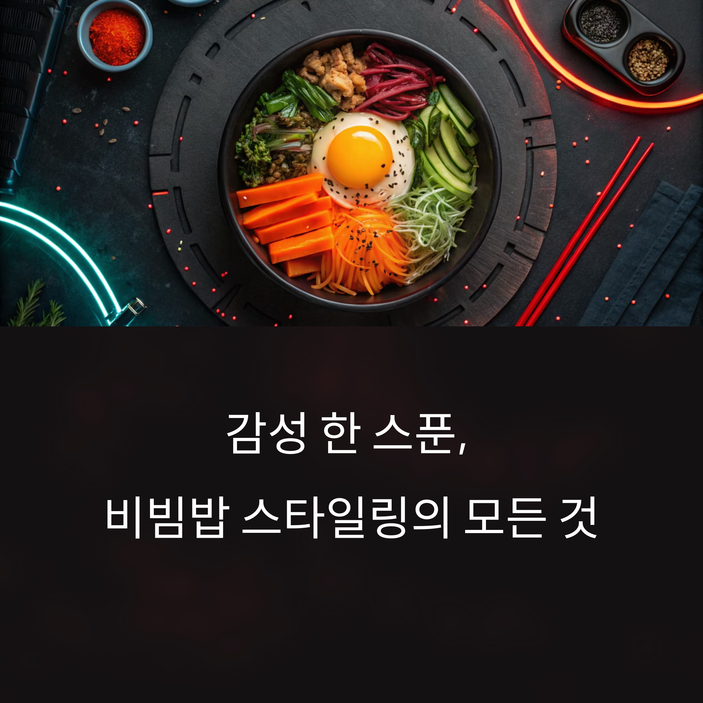 플레이팅만 바꿔도 감성 뿜뿜 비빔밥 스타일링