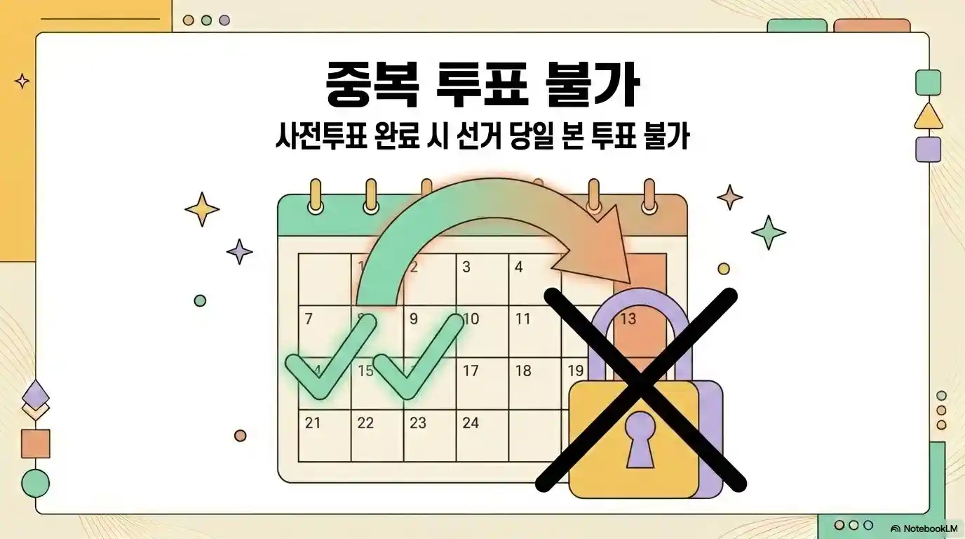 중복 투표 불가