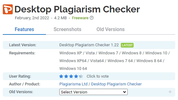 Desktop-Plagiarism-Checker