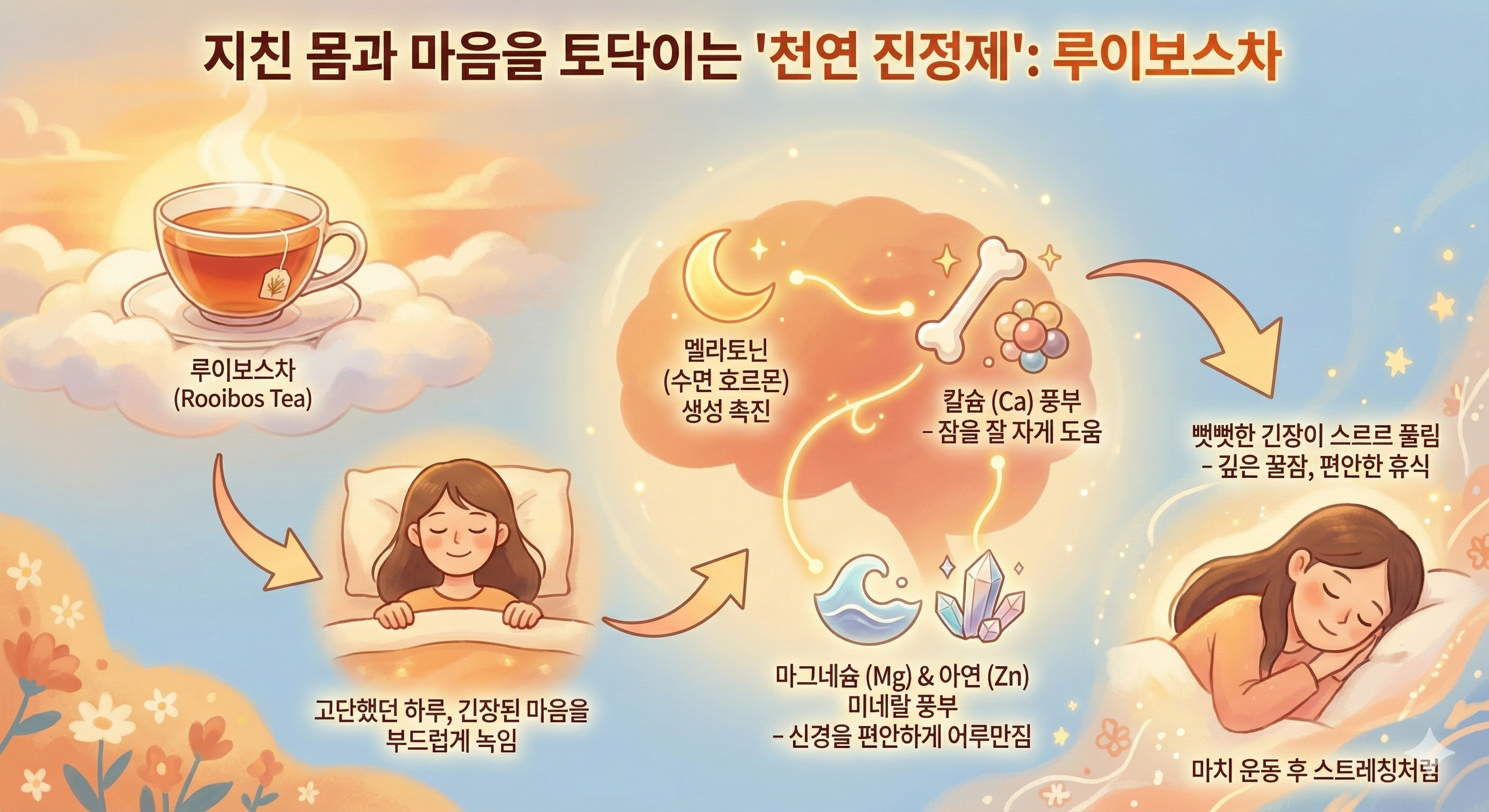 지친 몸과 마음을 토닥이는 '천연 진정제'