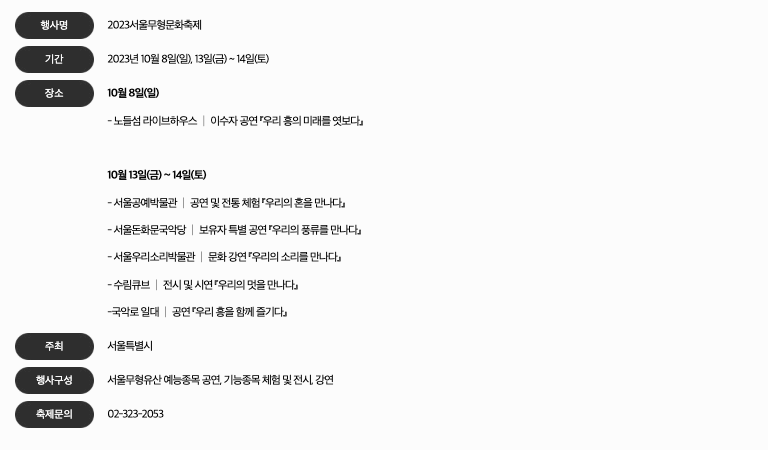 9월 서울 주요 축제 추천|가을 감성을 물들이는 문화와 불꽃의 향연