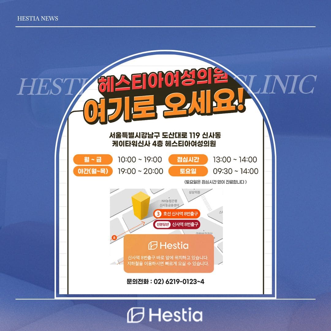 헤스티아 여성의원 신사본점 오시는 길