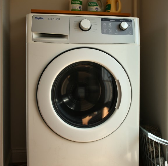 폐기물 스티커 부착 할 세탁기