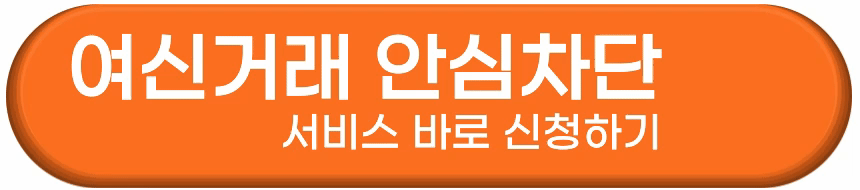 여신거래 안심차단 서비스 신청방법