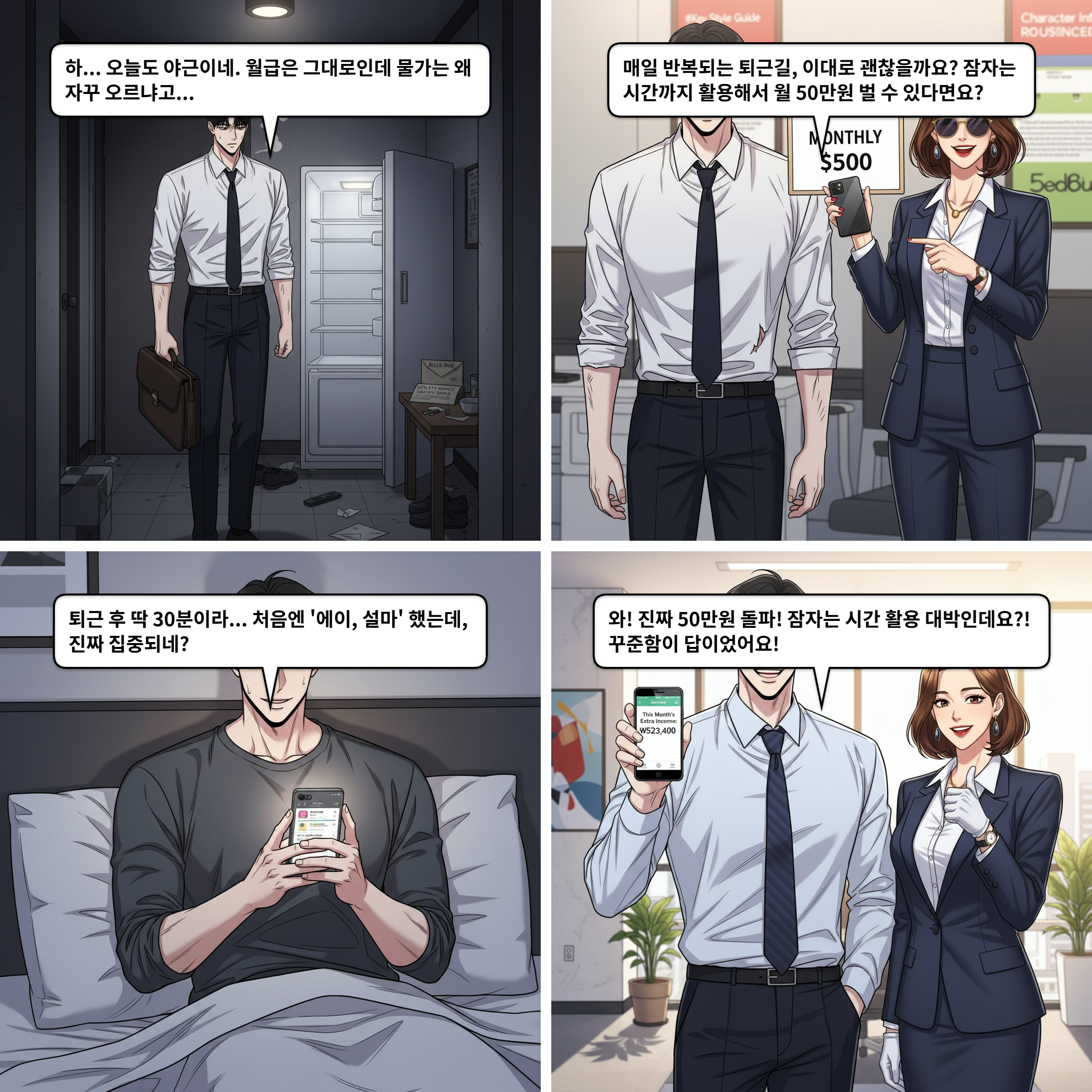 퇴근후30분-4컷만화