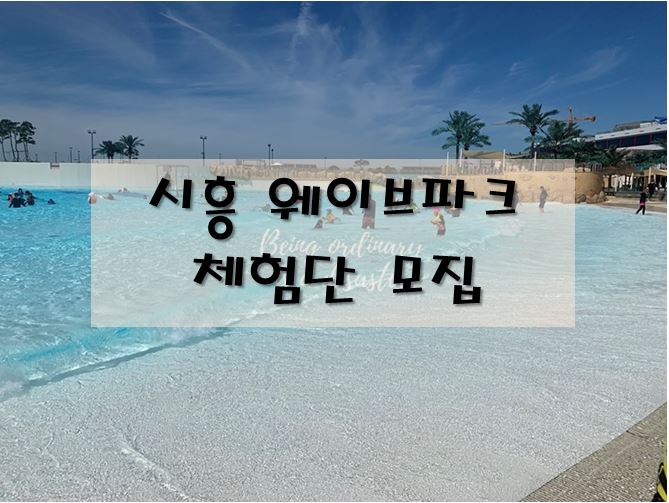 시흥웨이브파크-체험단모집