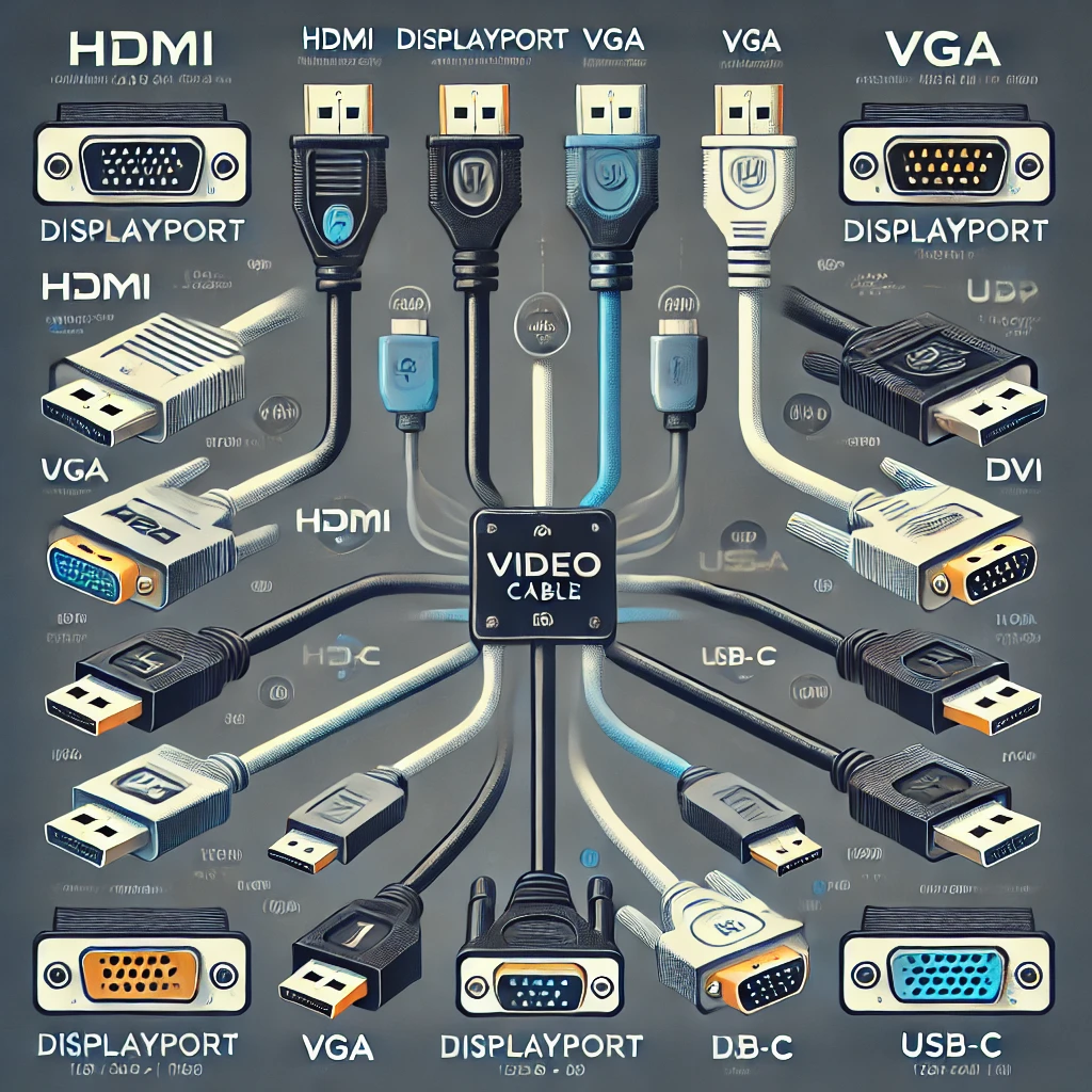 영상 케이블의 종류