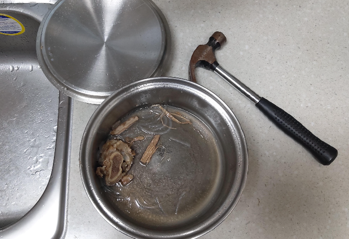 냄비뚜껑이 안열릴때 여는 방법(스텐냄비 경험담)5