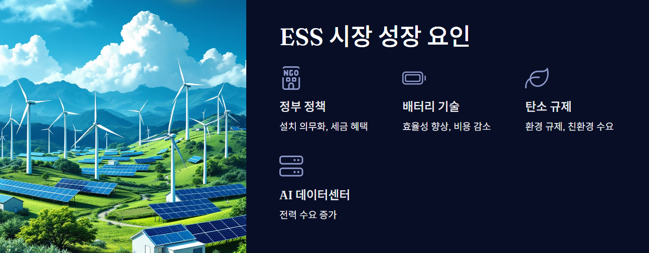 ESS 시장 성장 요인 분석