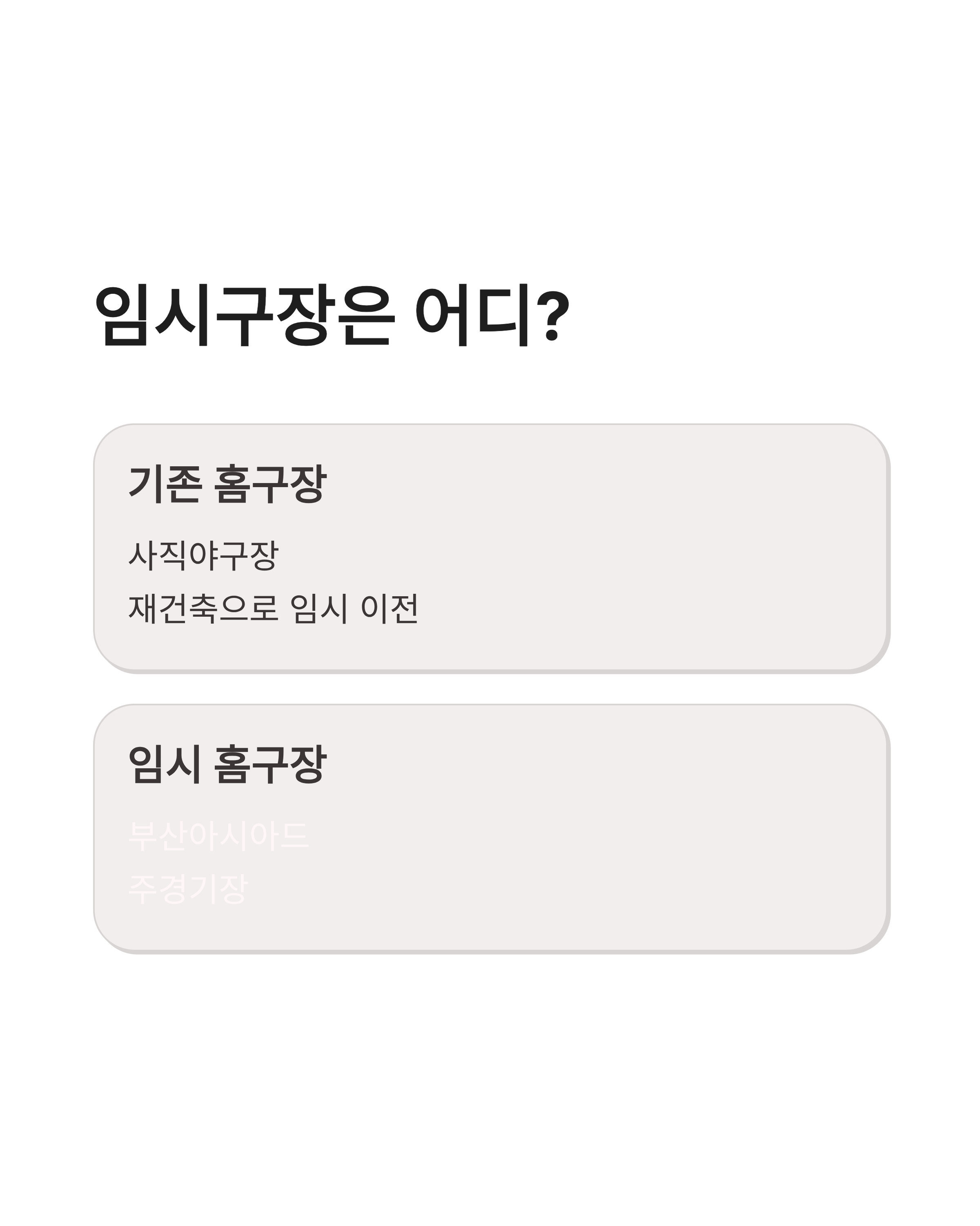 6월 4일 신한슈퍼쏠 야구퀴즈 정답, 사직야구장 임시구장 어디일까?