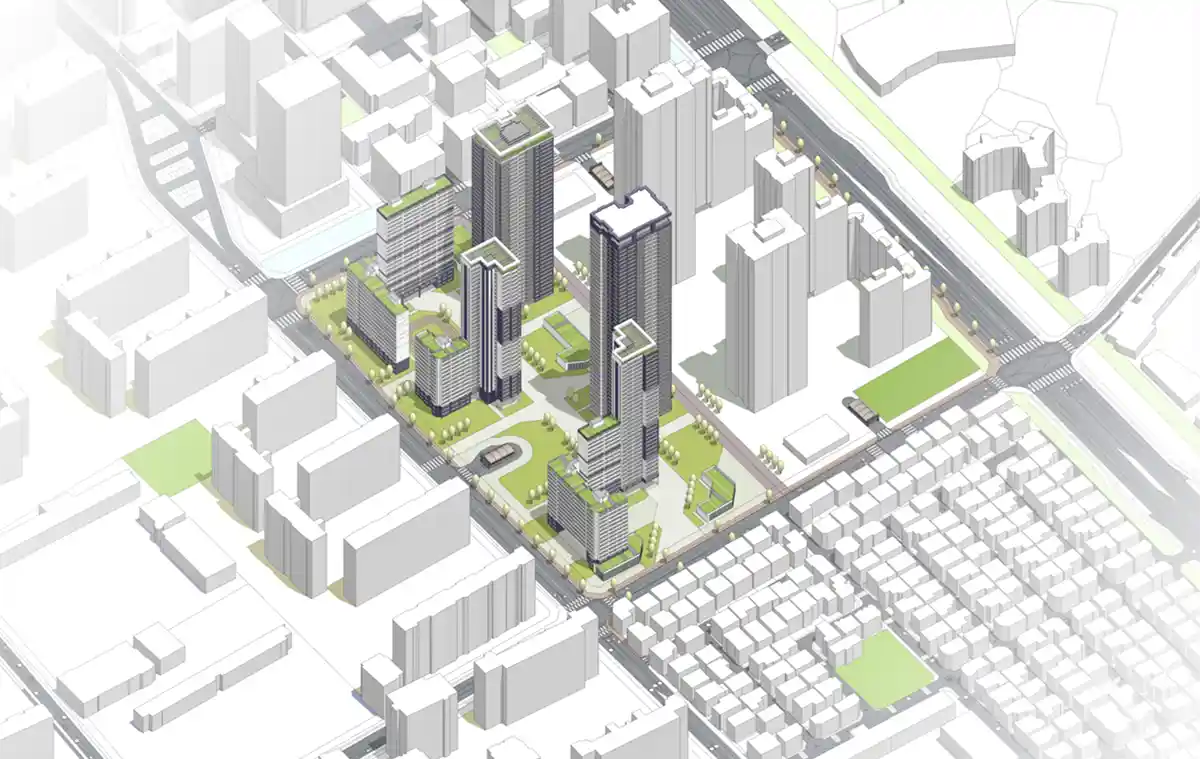 고덕현대아파트-재건축아파트이미지-50층-940세대-단지배치