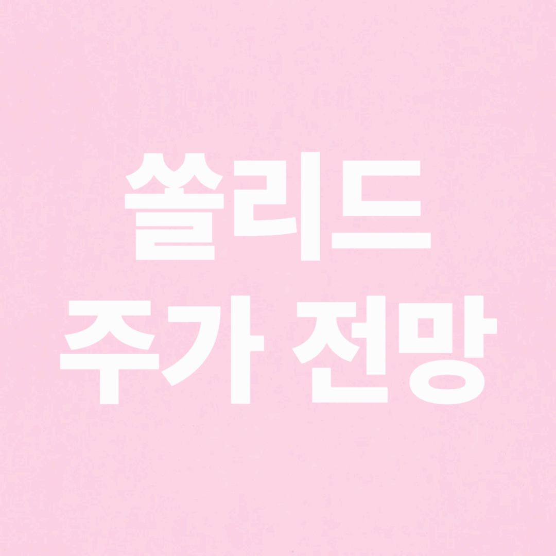 쏠리드 주가 전망 및 배당금