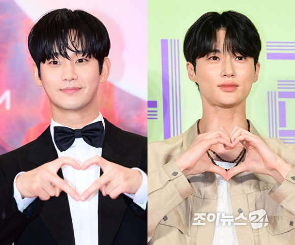배우 김수현, 변우석이 2024년 상반기를 강타했다. [사진=조이뉴스24 DB]