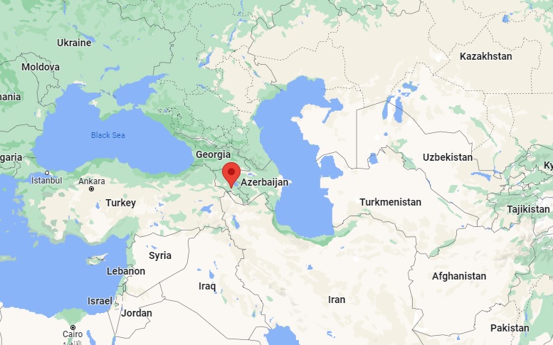 아르메니아 지도