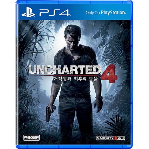 언차티드4 타이틀