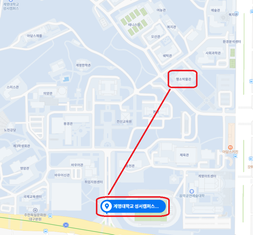계명대학교 성서캠퍼스 메타세쿼이아 길 정보