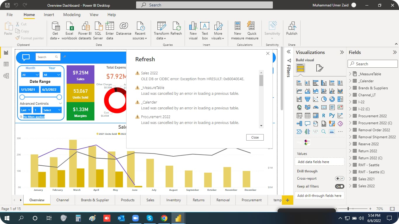 Google Sheets + Power BI