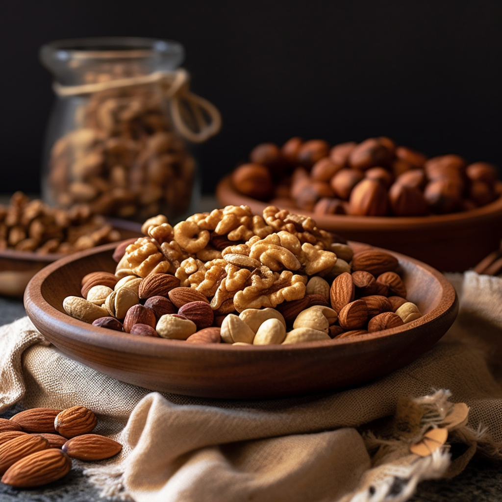 콜레스테롤을 낮추는 음식 견과류