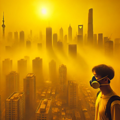 황사 이미지 사진