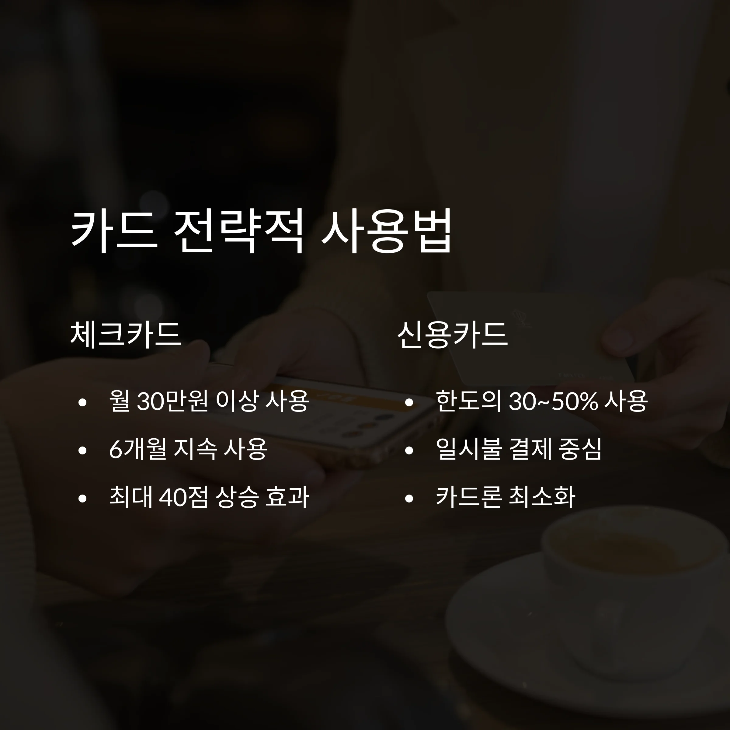 카카오뱅크로 신용점수 50점 올리기