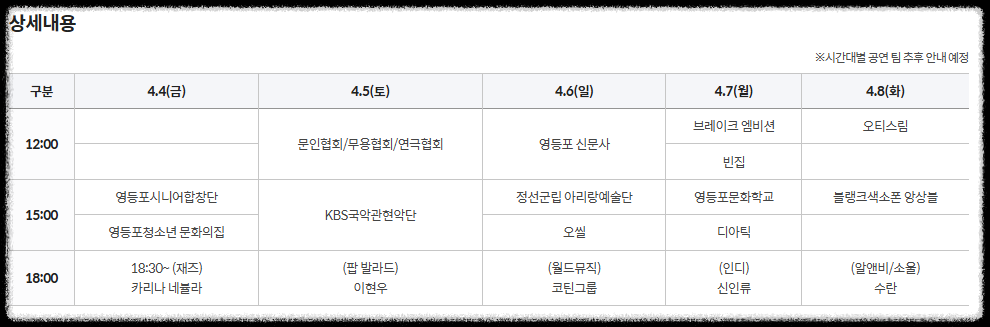여의도 봄꽃축제