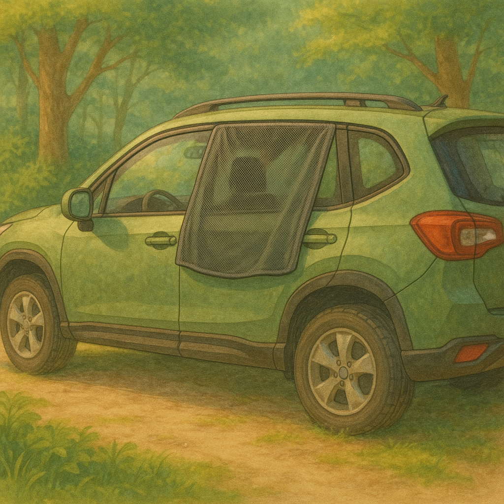 차량용 모기장, 여름철 차박 필수템