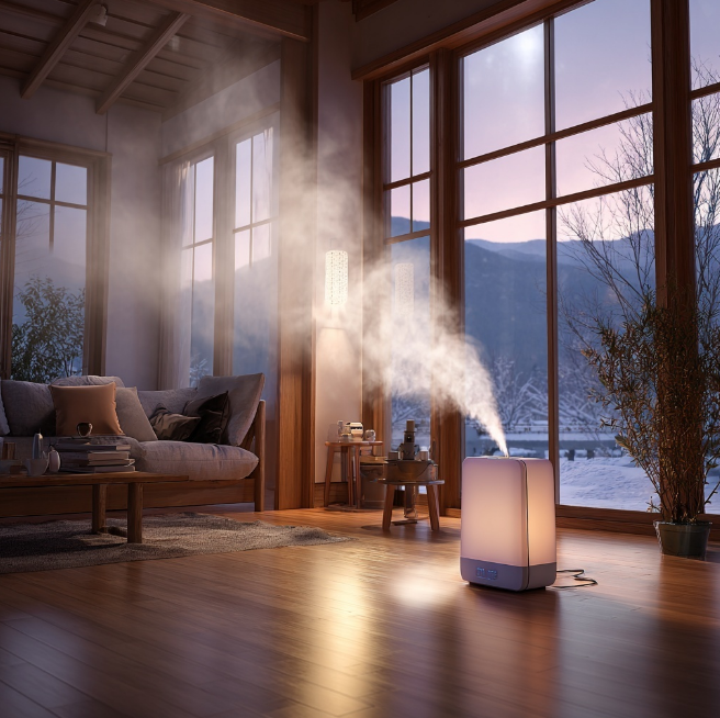 겨울철 집안의 가습기