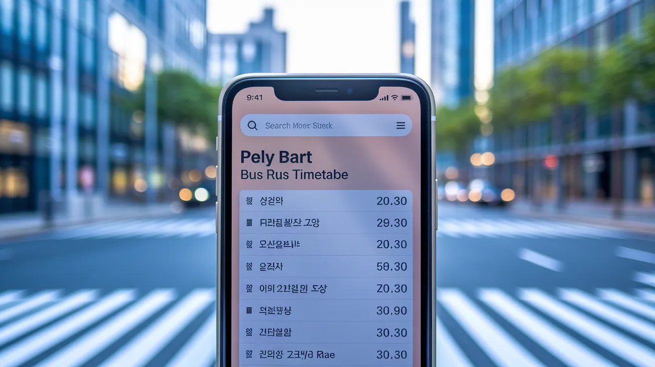 시간표 간편 조회