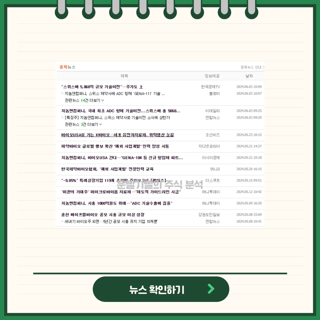 지놈앤컴퍼니 뉴스