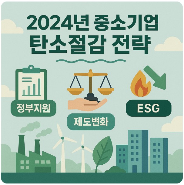중소기업 탄소절감 전략 이미지