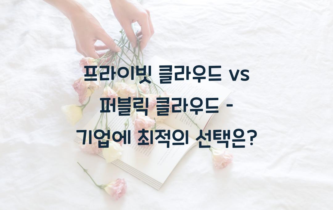 프라이빗 클라우드 vs 퍼블릭 클라우드 – 기업에 적합한 솔루션은?