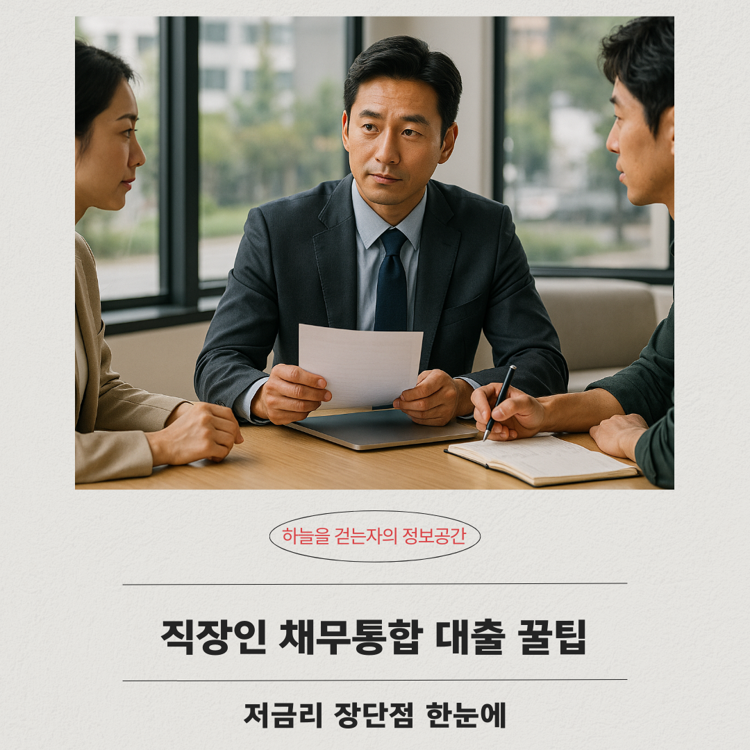 직장인 채무통합 대출 꿀팁 ❘ 저금리 장단점 한눈에