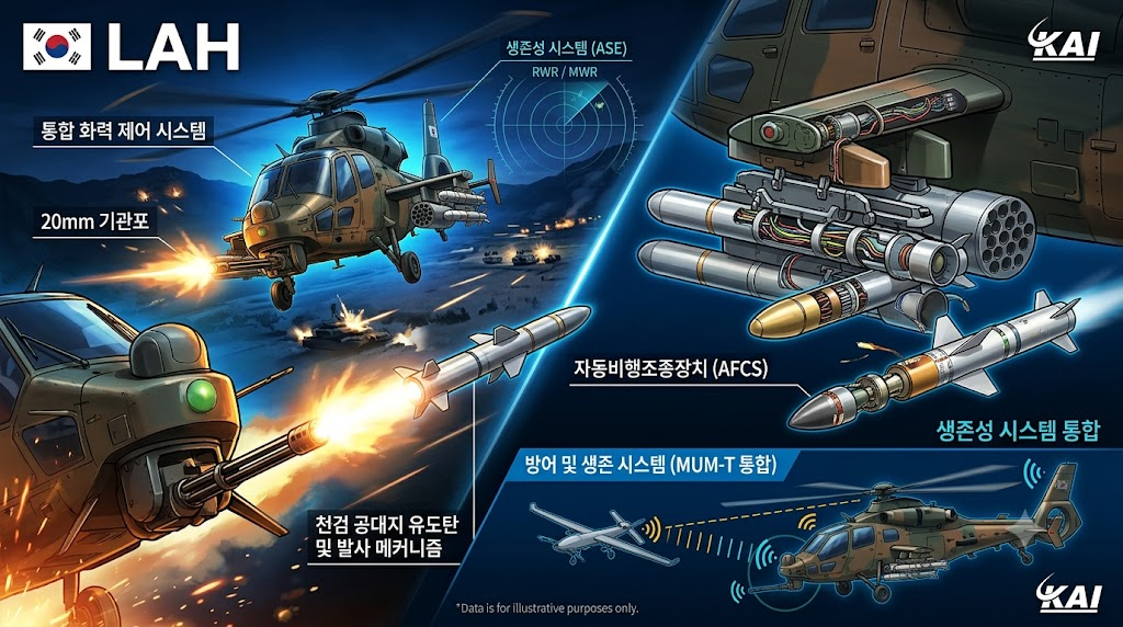 LAH 무장 및 생존성 시스템 통합