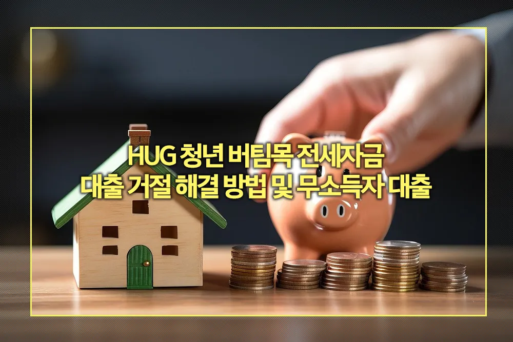 HUG 청년 버팀목 전세자금 대출 거절 해결 방법 및 무소득자 대출